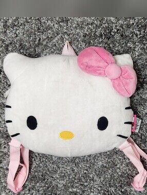 Hello Kitty Plush Backpack - Pink Bow